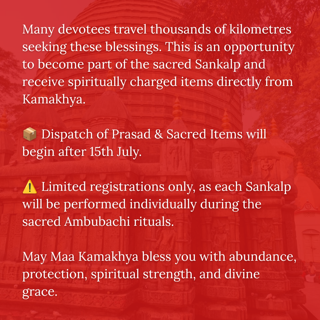 Maa Kamakhya Ambubachi Maha Sankalp Pooja & Havan - Image 4